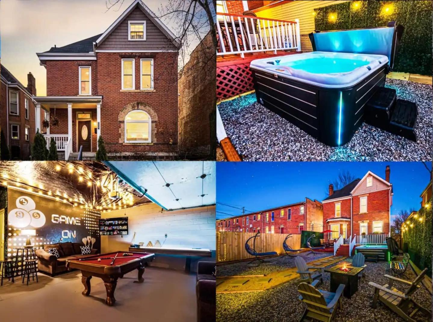 Fun Upscale Oasis W Hot Tub Near Osu & Short North Villa Columbus Eksteriør bilde